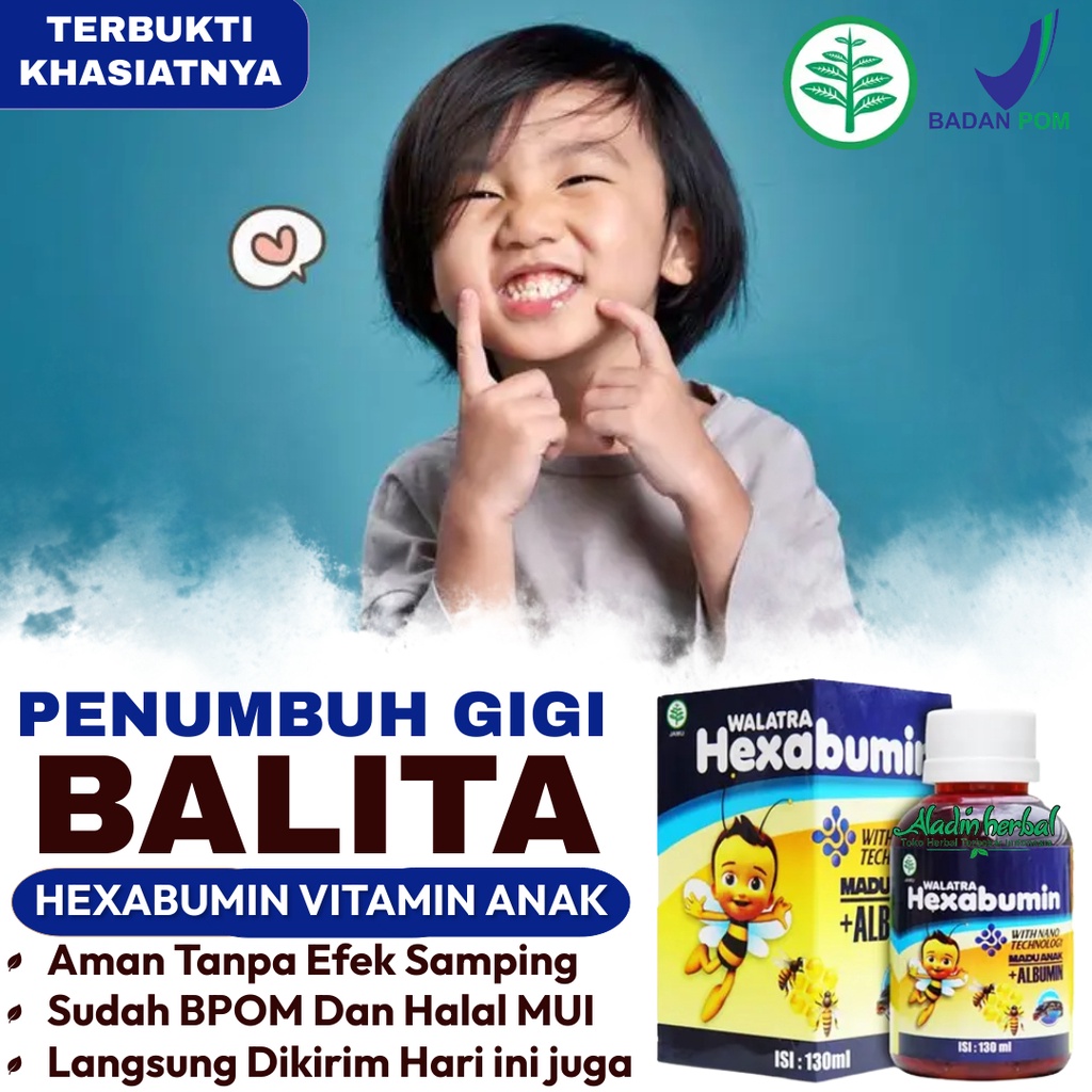 Obat Penumbuh  Gigi Anak 100% Alami - Obat Penghilang Gigi Berlubang Pada Balita, Sariawan, Gigi Sus