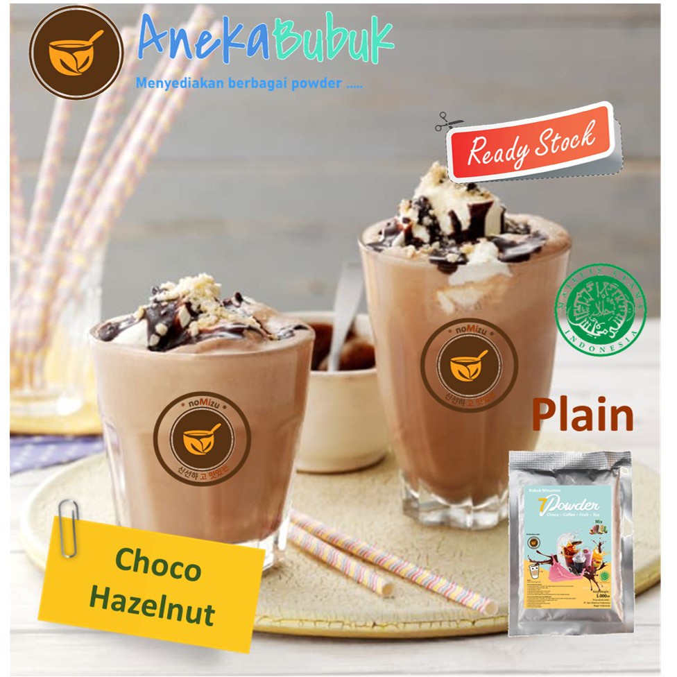 

✨NEW✨ -BUBUK MINUMAN PLAIN CHOCO HAZELNUT 1KG - SERBUK MINUMAN RASA COKLAT HAZELNUT - BUBUK COKLAT- 1.1.23