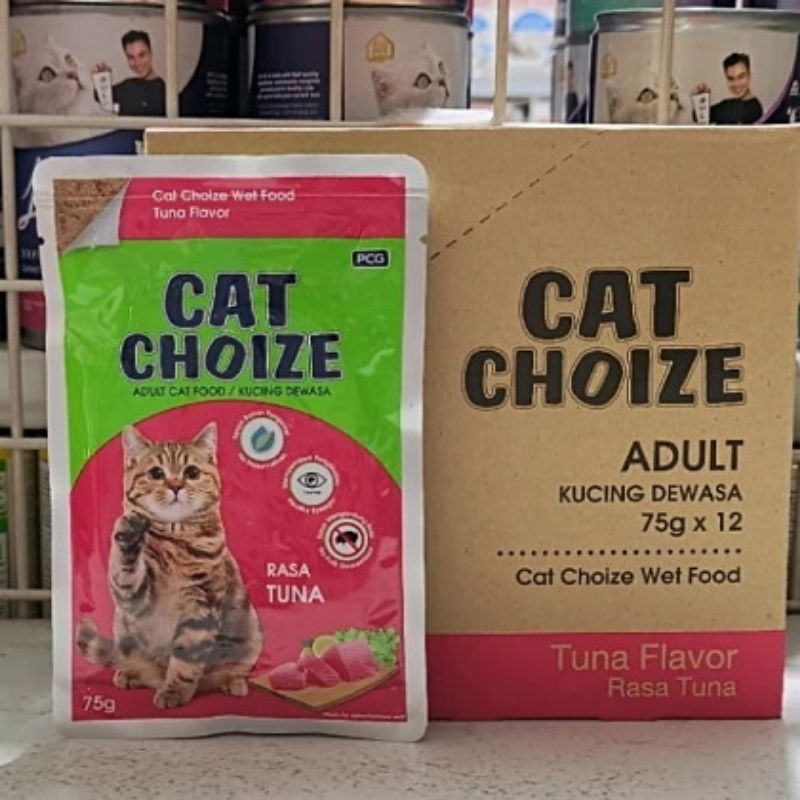 Cat Choize Pouch 75gr Wet food makanan Kucing Basah