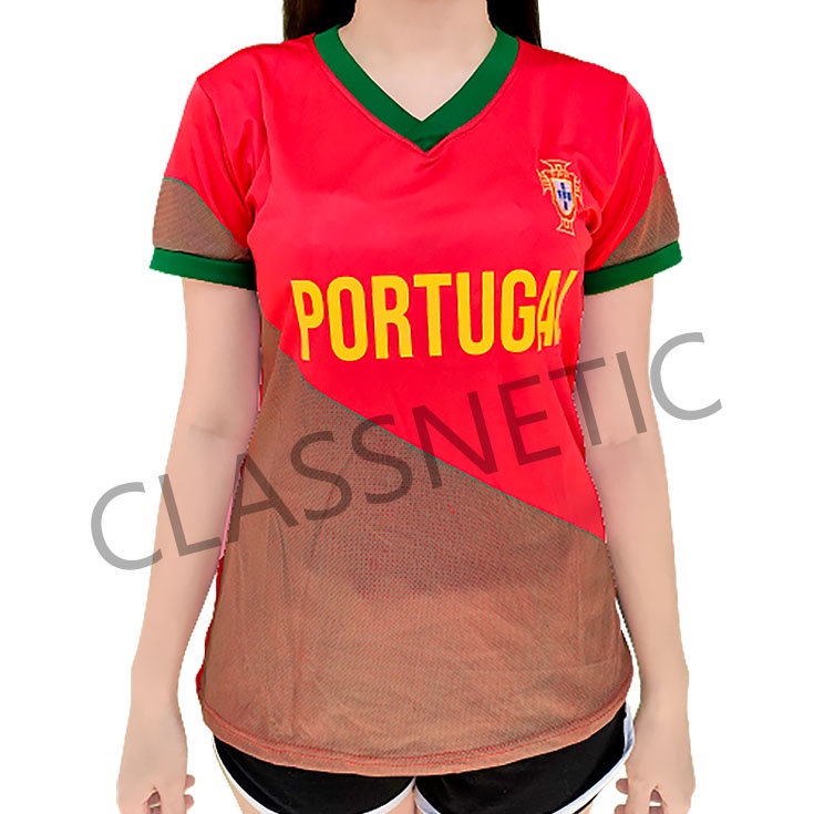 NEW Baju Bola Jersey Wanita / Cewek Dewasa Negara Brazil Italia Portugal Baru Murah