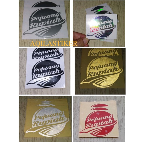 STICKER CUTTING "PEJUANG RUPIAH"