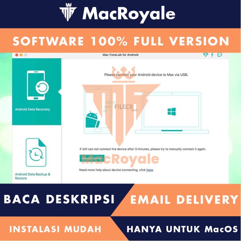 [MacOS] Mac FoneLab for Android Full Version Lifetime Full Garansi