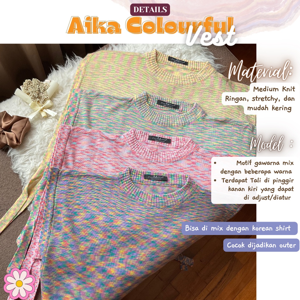 Aika Colourful Vest