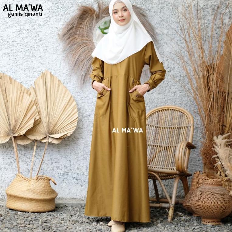 HARGA TERMURAH GAMIS KERJA DINAS TOYOBO KHAKI/PNS/PDH PEMDA/ABU BASAH/HITAM PUTIH AL MA'WA