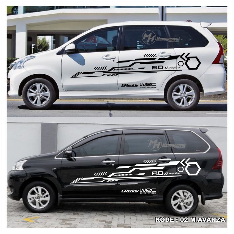 sticker mobil Xenia Avanza Xenia sticker mobil cutting ignis