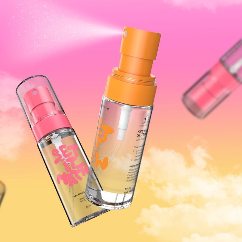 ☚ Madame Gie Madame Misty - MakeUp Face Mist Setting Spray  Madame Gie Set It Dew / Madame Gie Set I
