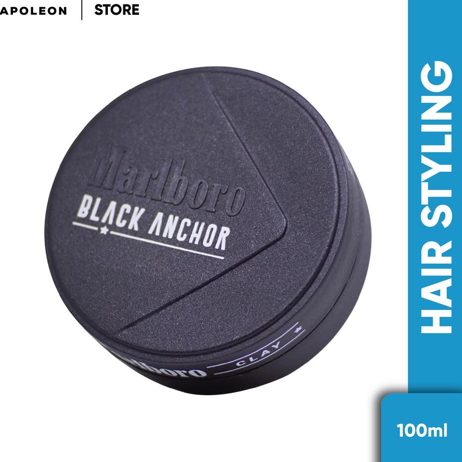 ☋ Pomade Marlboro Black Anchor Clay - 100 gram ✤