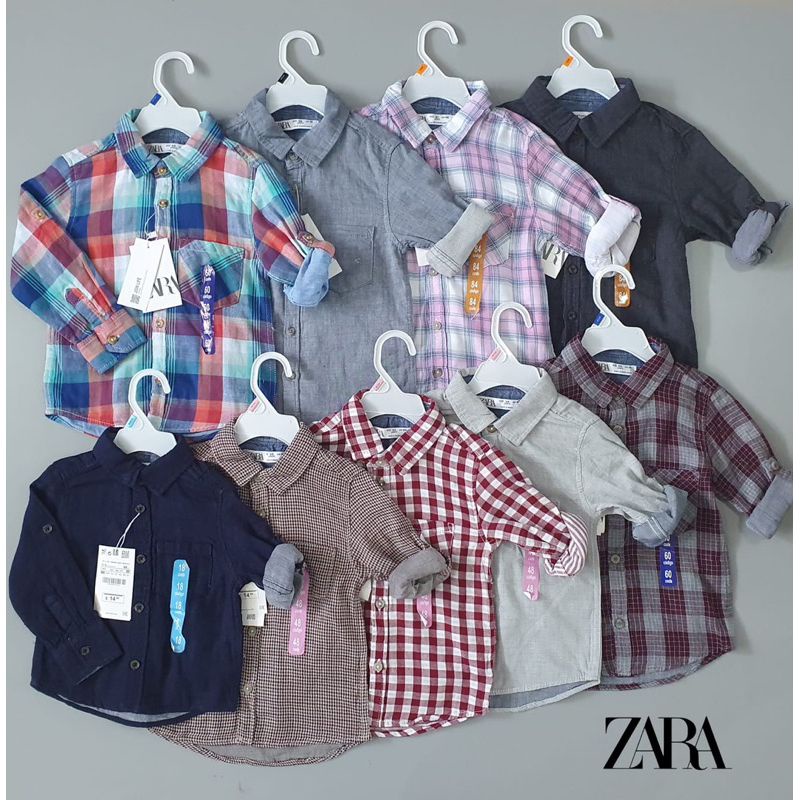 KEMEJA ZARA BOY/ KEMEJA ANAK ZARA/KEMEJA ANAK LAKI-LAKI ORIGINAL/KEMEJA ANAK BRANDED