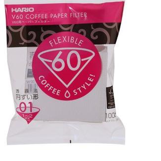 ❁ Hario V60 V01 Paper Filter White  - Kertas Saring Kopi Putih ◌
