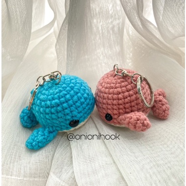 Boneka rajut paus | boneka valentine/ Couple/single whale
