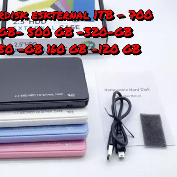 ❉ PROMO Hardisk Eksternal 500 GB 160 GB  250 GB  320 G11B 80 GB 1TB ☚