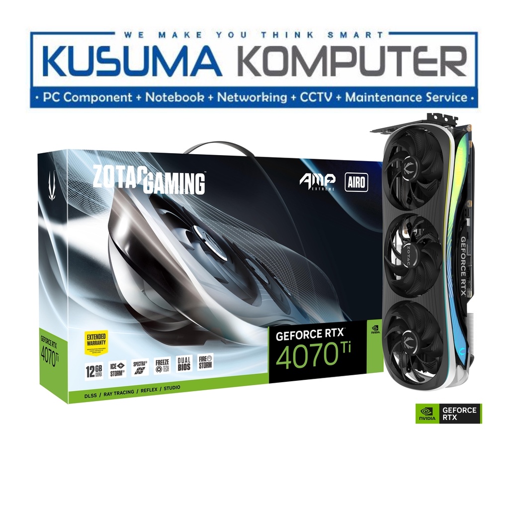 ZOTAC GAMING GeForce RTX 4070 Ti AMP Extreme AIRO 12GB GDDR6X