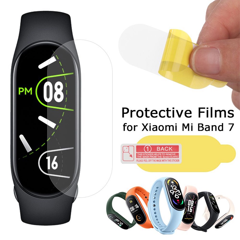 TPU HD Screen Protector Film/ Xiaomi Mi Band 7/6 Clear HD Soft Protective Film Case