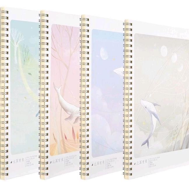 

F87 NOTEBOOK SPIRAL FELI B5 LB560 FISH BIG DISKON ゲ