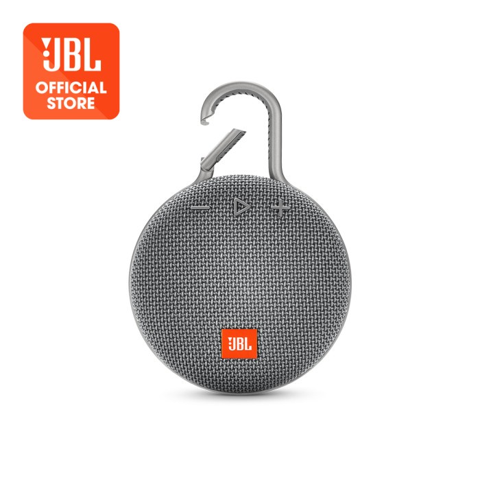 JBL CLIP 3 PORTABLE BLUETOOTH SPEAKER - GRAY ORIGINAL