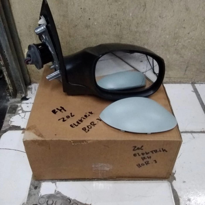 kaca spion elektrik komplit kanan peugeot 206 kw