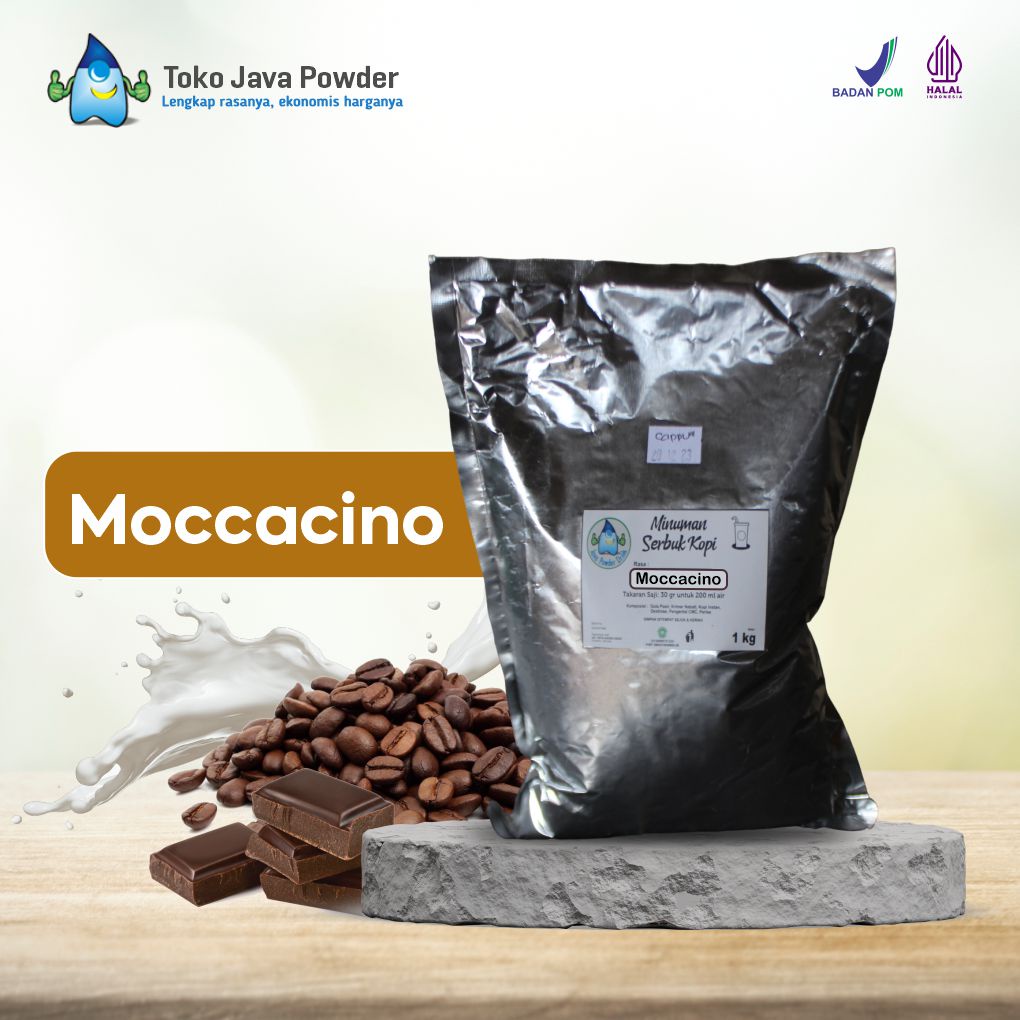 

Bubuk Minuman MOCCACINO Powder 1000 g - Java Powder Drink - BPOM & HALAL