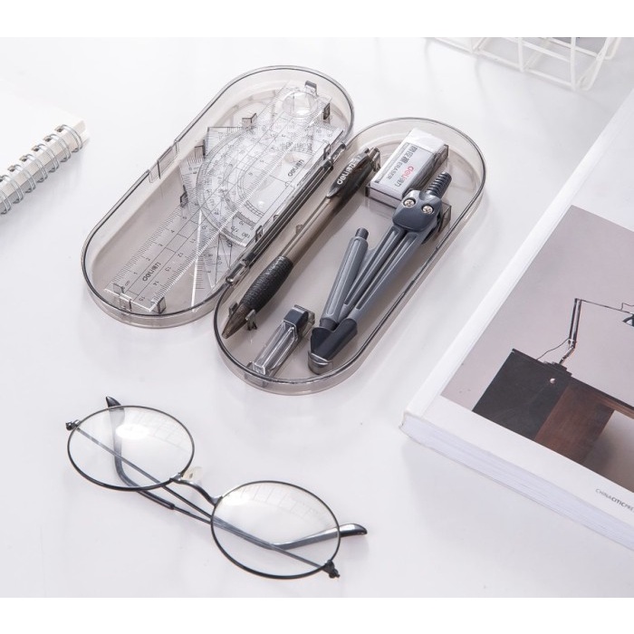 

BISA COD Jangka Set with Penggaris Deli - No.9591