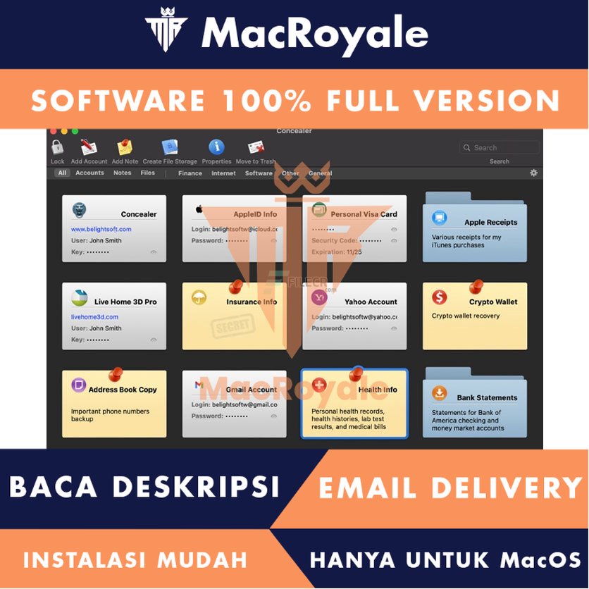 [MacOS] Concealer Full Version Lifetime Full Garansi