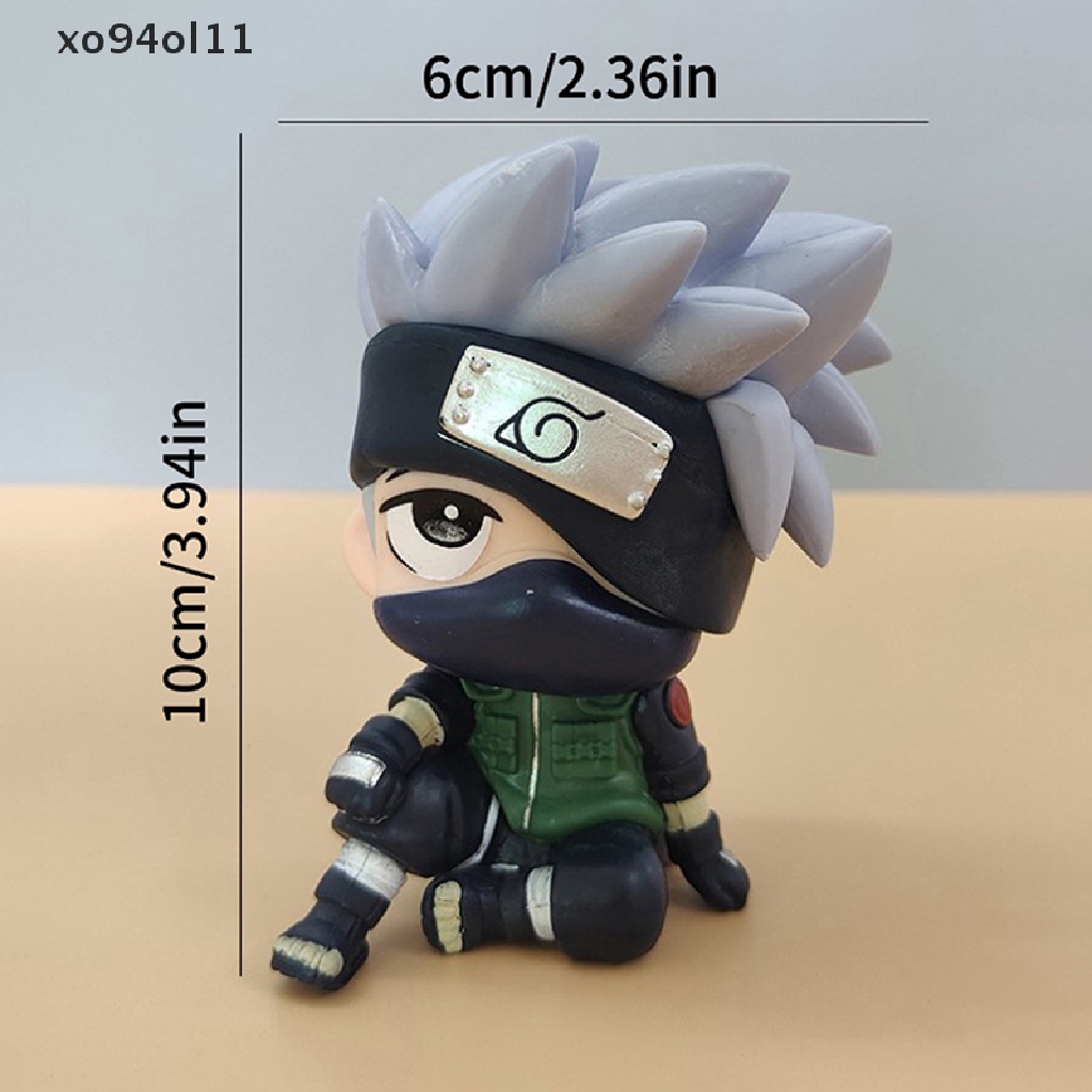 Xo Anime Naruto Figure Uzumaki Naruto Kakashi Uchiha PVC Model Hadiah Tinggi 10cm OL