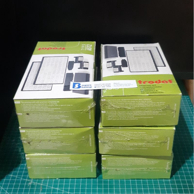 

Stempel Bongkar Pasang Trodat Typo 6512 Printing Set