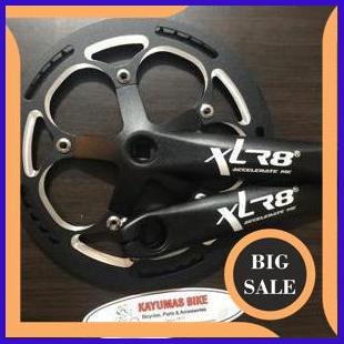 limited stock CRANK SET XLR8 53T BB KOTAK FOLDING BIKE SEPEDA LIPAT 1F3BZ3