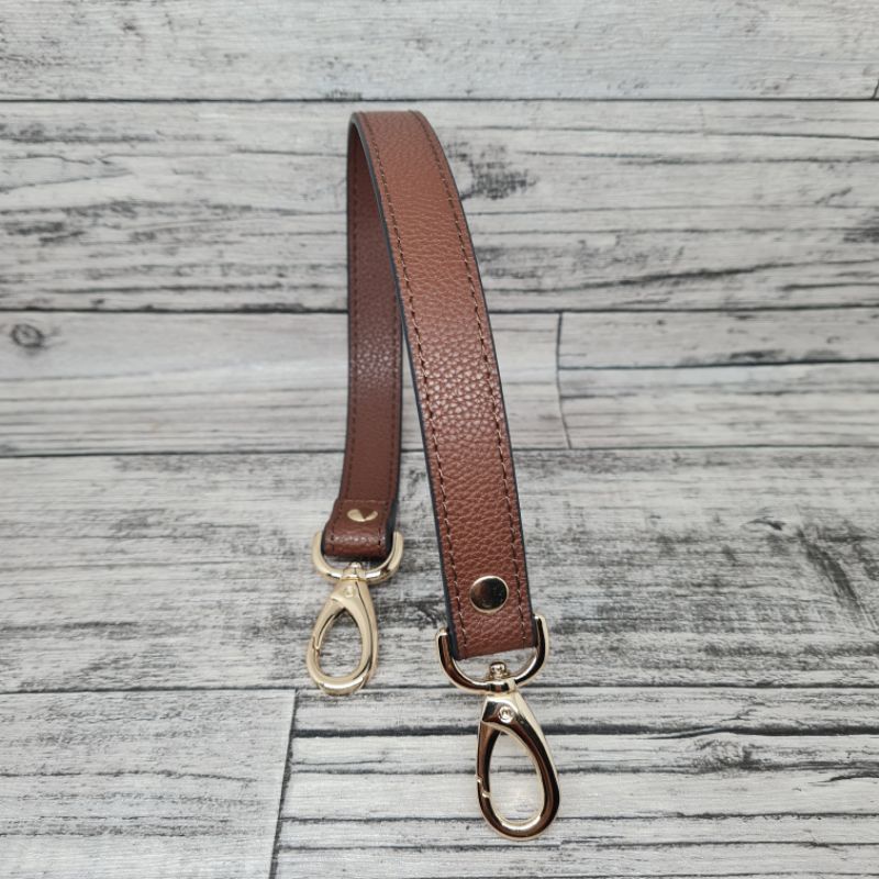 Aria short leather bag strap 1.8 x 45cm / tali tas kulit