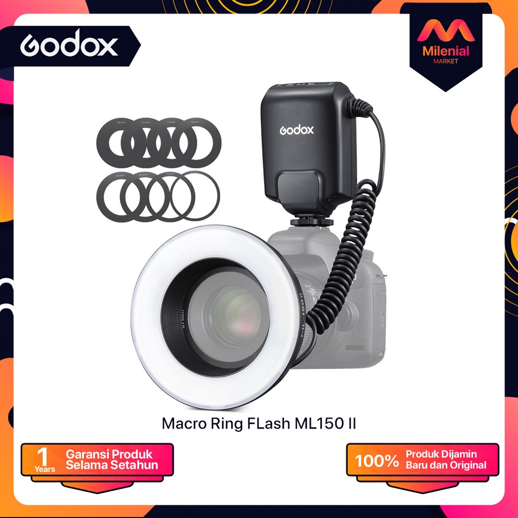 Macro Ring Flash Godox ML150II ML150 II ML 150II