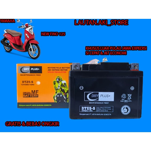 AKI MOTOR YAMAHA NEW FINO AKI KERING 100% ORIGINAL