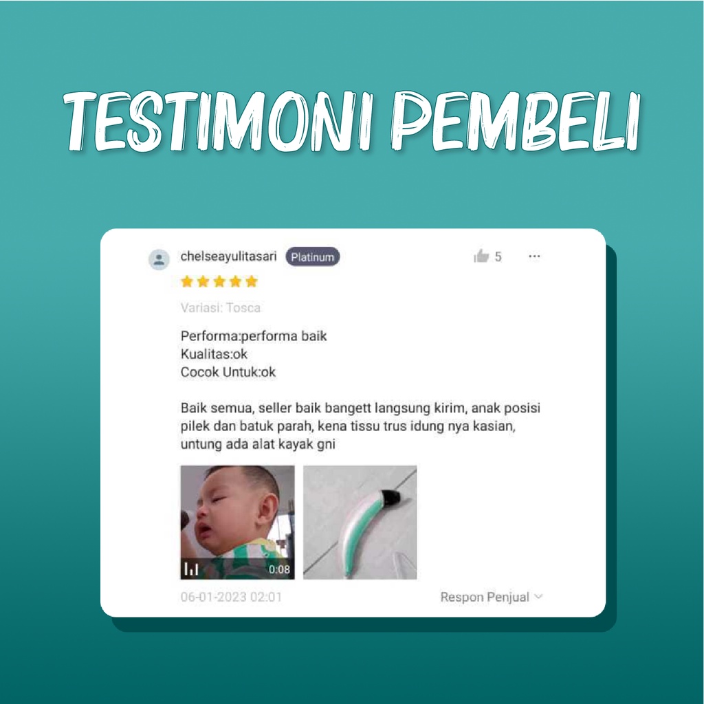 GROZIS Alat Penyedot Ingus Bayi Elektrik