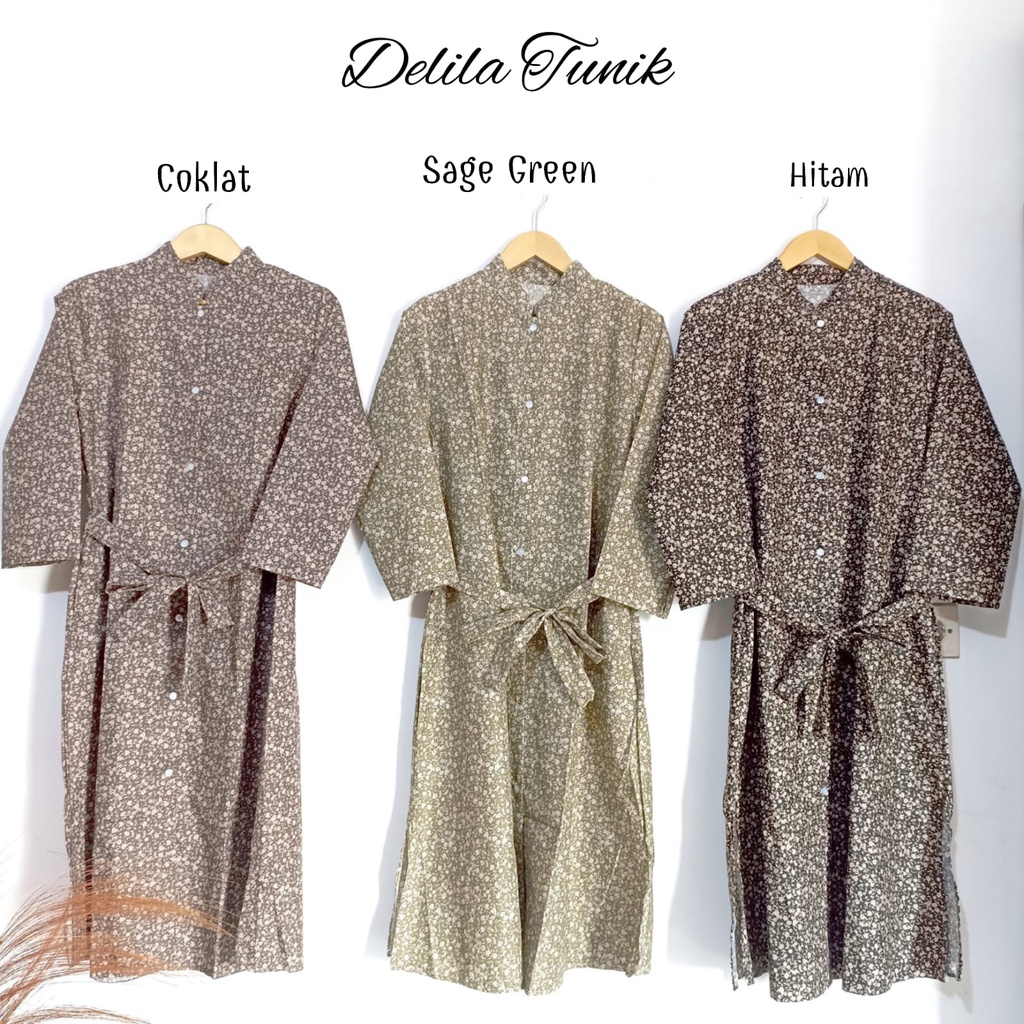 Tunik Terbaru Delila Slit Dress