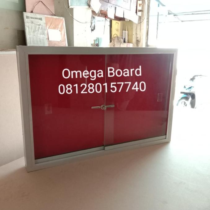 

Mading kaca softboard 60 x 90 cm