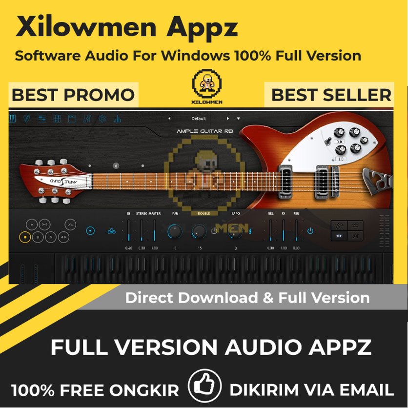 [Full Version] Ample Sound Ample Guitar Rickenbacker Pro Lifetime Audio Software WIN OS