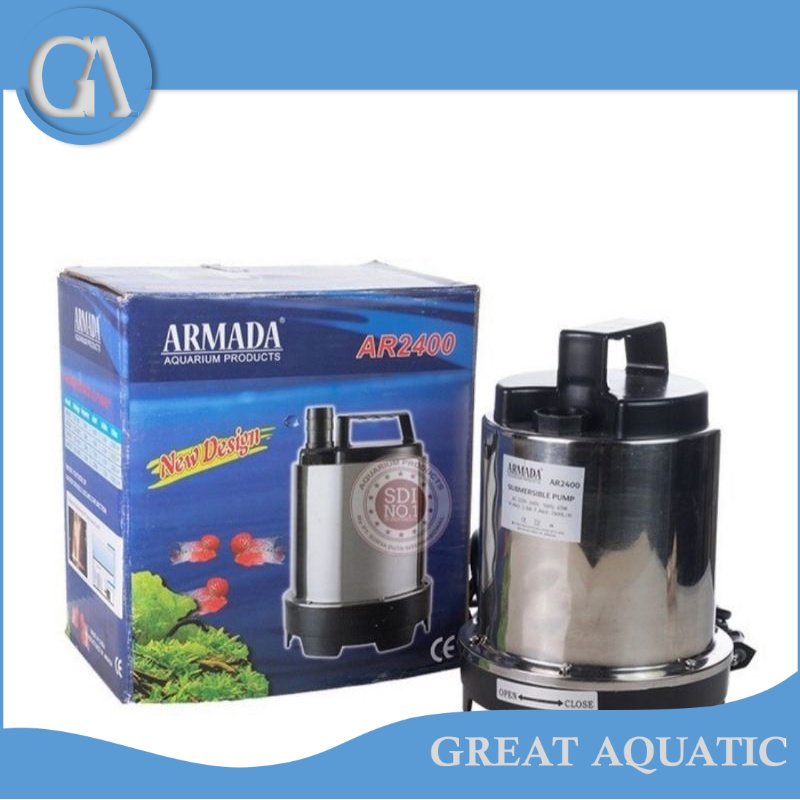 armada ar 2400 stainless pompa kolam ikan mesin kolam ikan