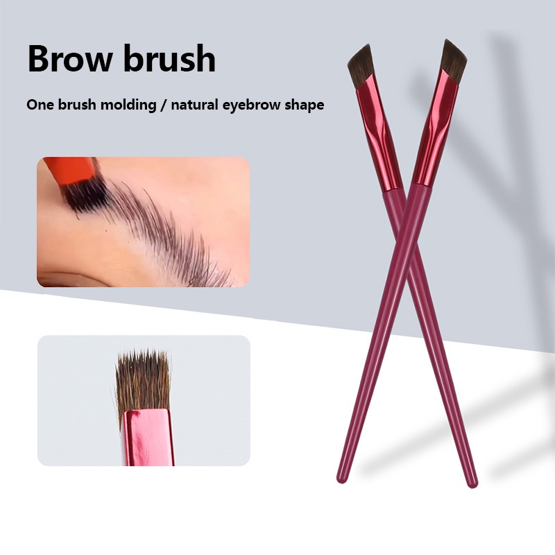 1pc Sikat Alis Liar Siku Multifungsi Simulasi Persegi Stereoskopik Alis Rambut Makeup Brush Make Up Alat