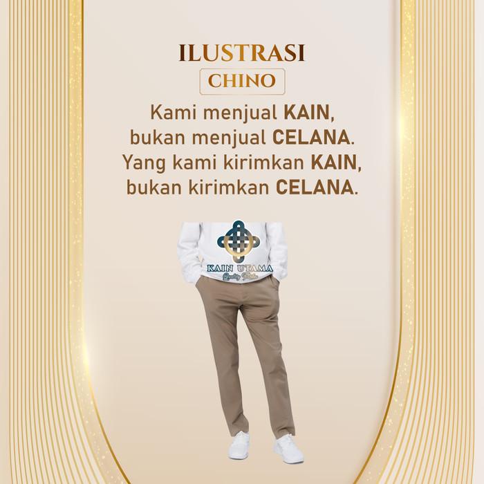Kain Chino Chinos Bahan Celana Chino Katun Stretch Twill Meteran 010