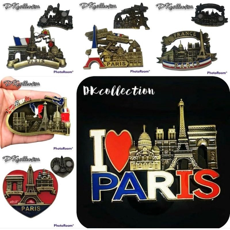 Oleh oleh paris tempelan kulkas paris magnet paris perancis paris souvenir paris magnet kulkas paris