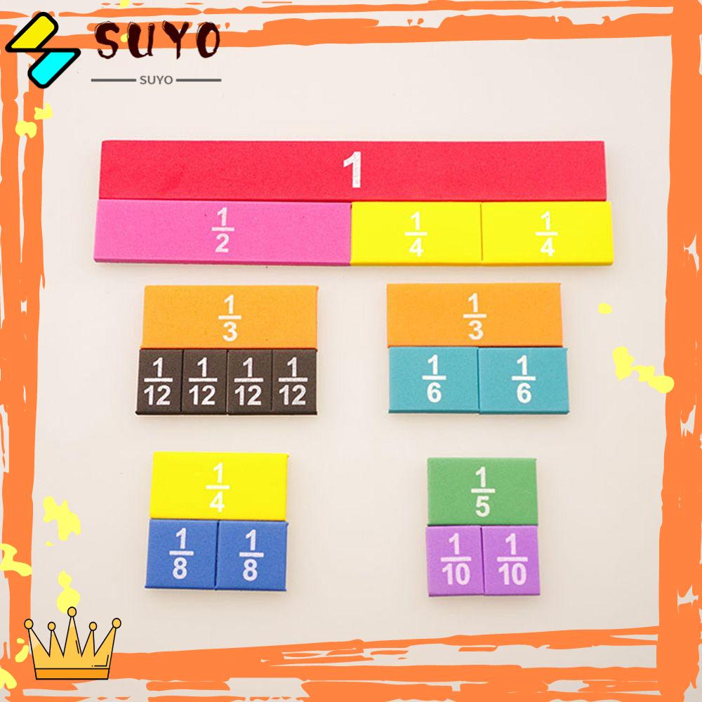 Suyo 51pcs Rainbow Pecahan Baby Montessori 51pcs Mainan Edukasi