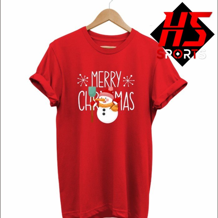 KAOS NATAL MANUSIA SALJU - BAJU CHRISTMAS SNOWMAN LUCU 1 - BAJU NATAL