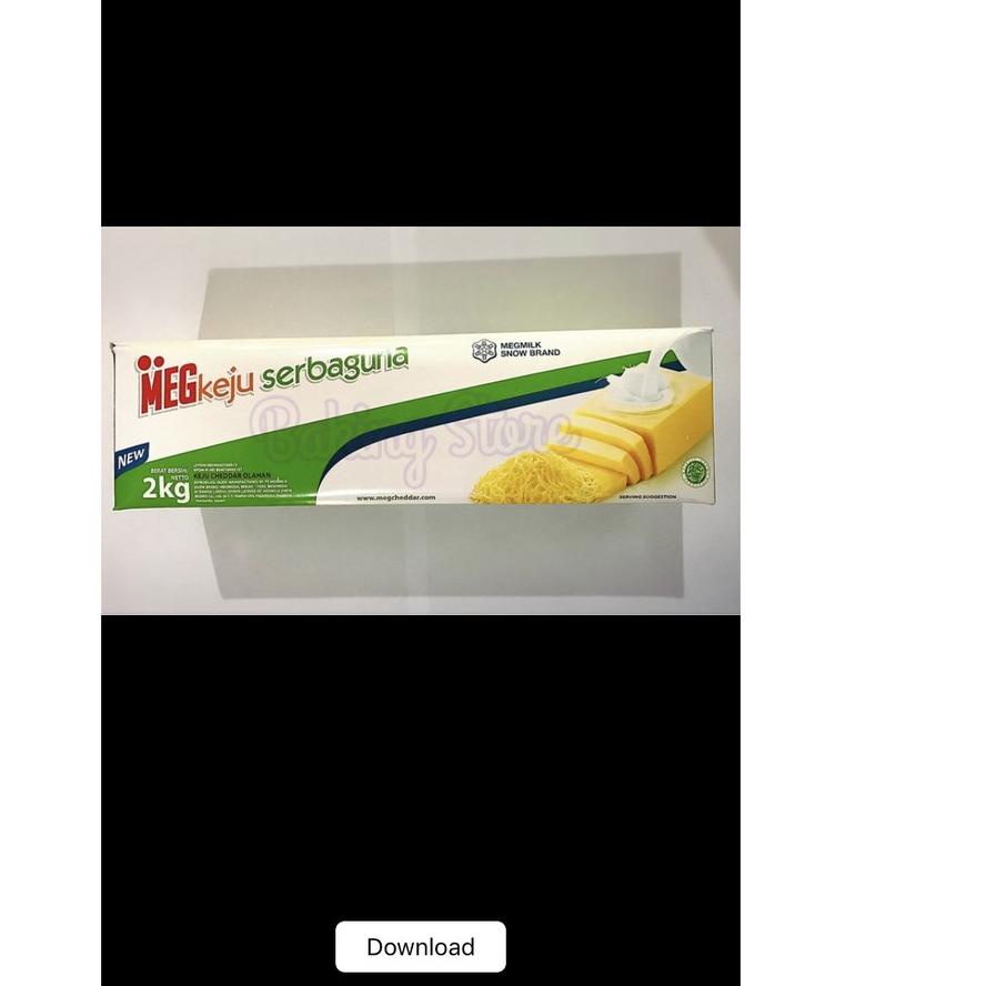 

℗ Keju Cheddar Meg Meg Serbaguna 2kg ✲