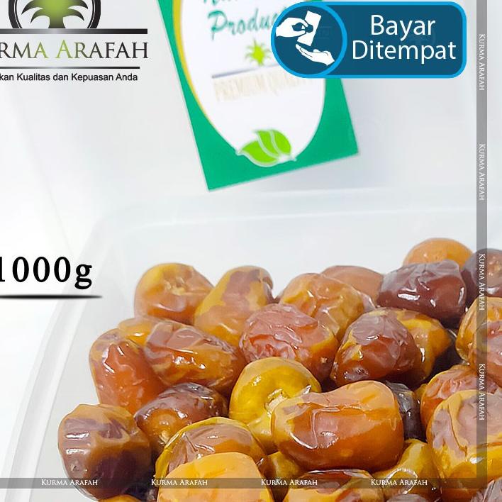 

❂ Kurma Sukari 1 kg Kurma Sukari Lembut Sukkari Ori ☀
