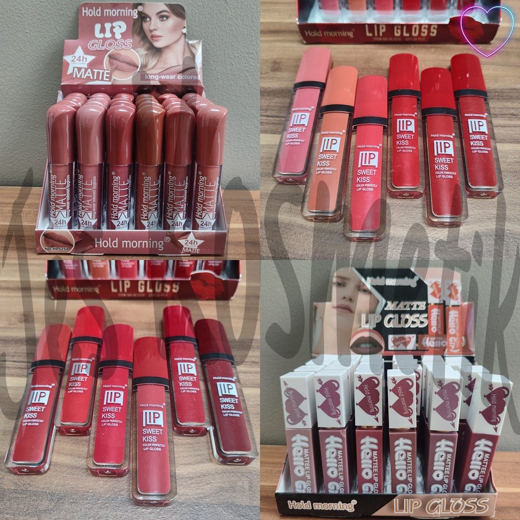 [LUSINAN] Hold Morning Lipgloss Lipcream / Grosir Kosmetik