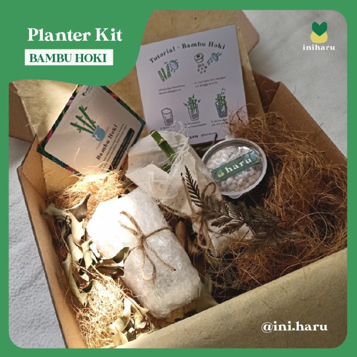 

(COD) HAMPERS PLANTER KIT // PAKET TANAMAN BAMBU HOKI