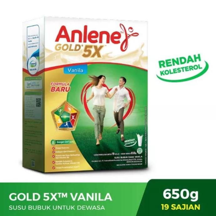 

Anlene Gold 5X Susu Bubuk Vanila 640gr