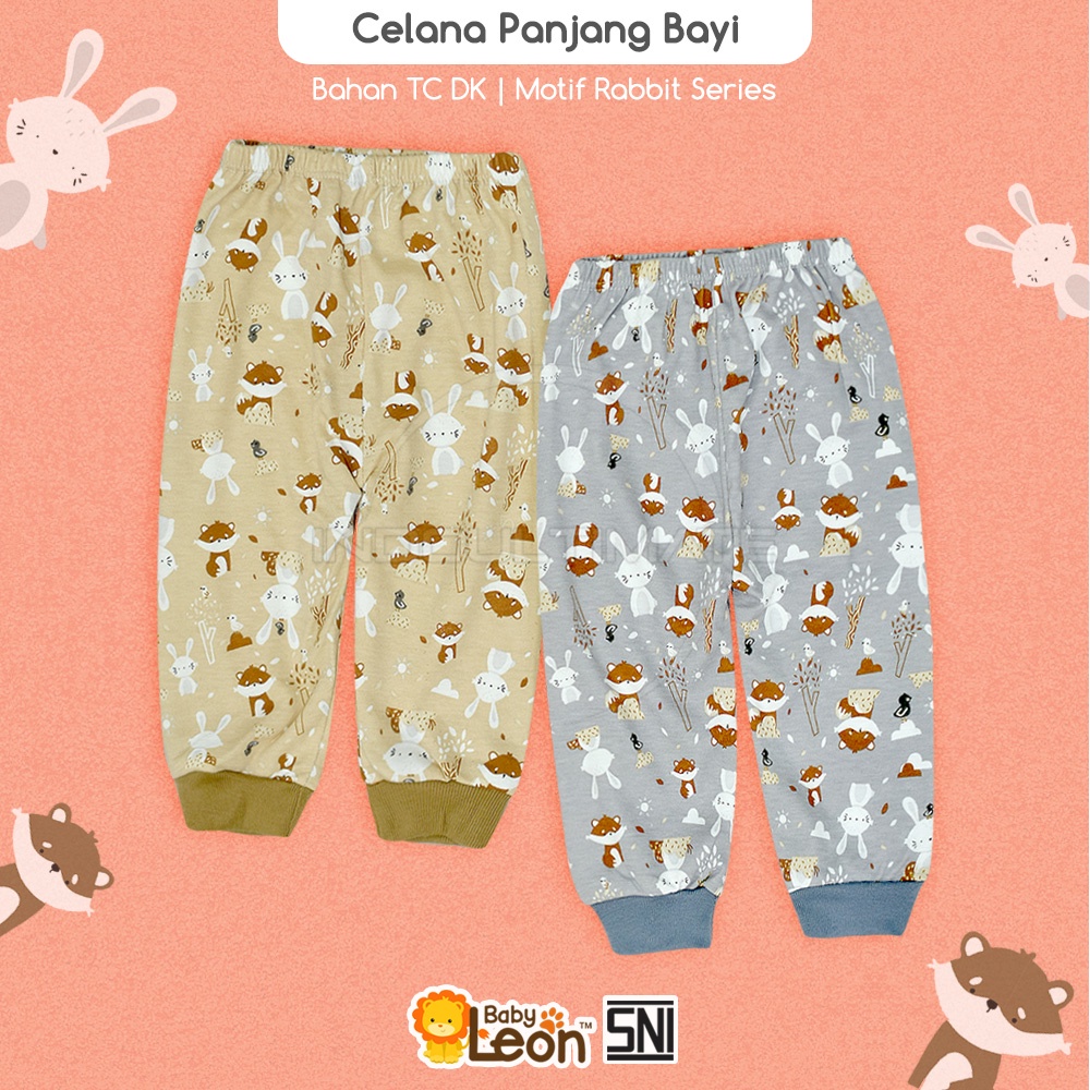 DS-115 Celana Panjang  1 PcsBABY LEON COTTON Double KnitCelana Panjang Anak Bayi Newborn Celana