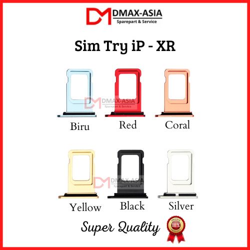 SLOT KARTU/SLOT SIM DUAL SIM IPHONE XR ORIGINAL