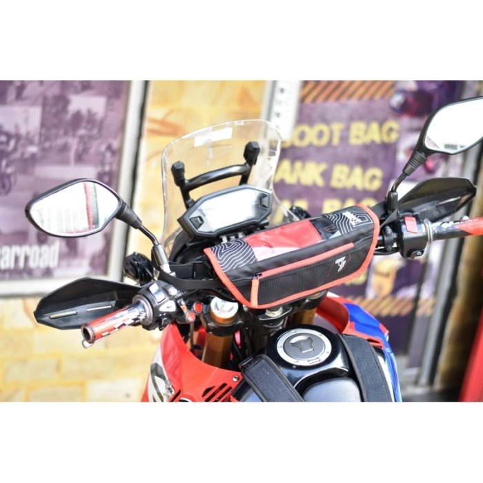 Rompi Tas Handlebar 7Gear Untuk Di Stang Motor Trail Klx Crf Crf250 Rally