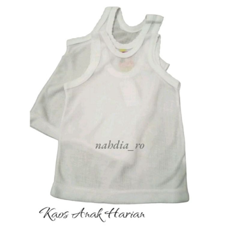 Singlet Kaos Dalam Anak Laki Laki Bahan Katun Adem
