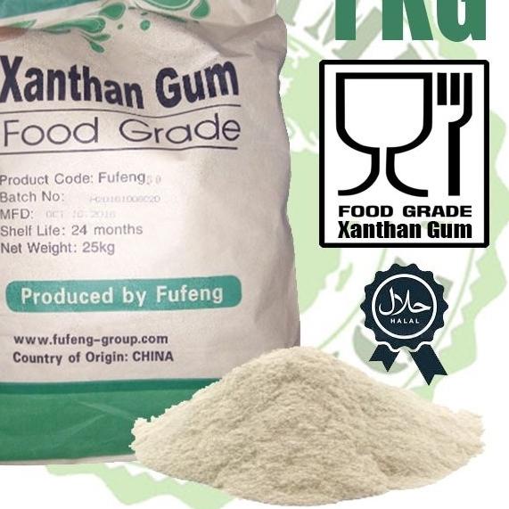 

♣ XANTHAN GUM Food Grade (Xanthan Gum,Xantan Gum,Xantham) 1kg ♙
