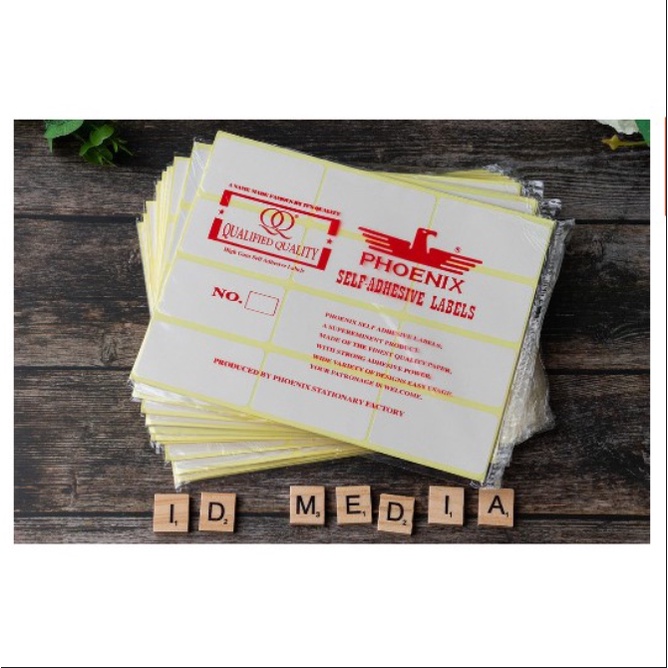 

Phoenix Stiker Label Undangan / Nama / Self Adhesive No 103 dan 135